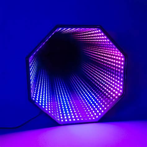 The Hyperspace Lighting Company Hypermirror Led Infinity Mirror Light 12 Inch