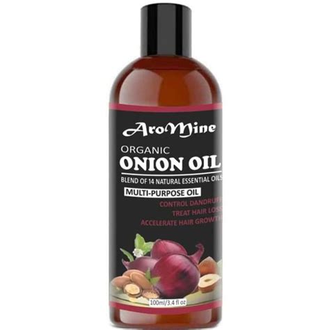 Aromine Onion Oil Hair Oil Avec Extrait Doignon Rouge 100 Ml