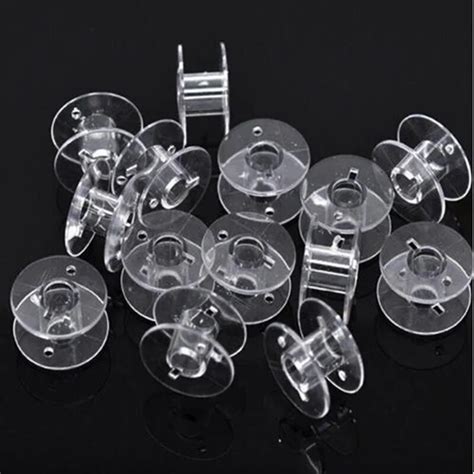 25pcs Clear Sewing Accessories For Sewing Tools Bobbins Spools Empty