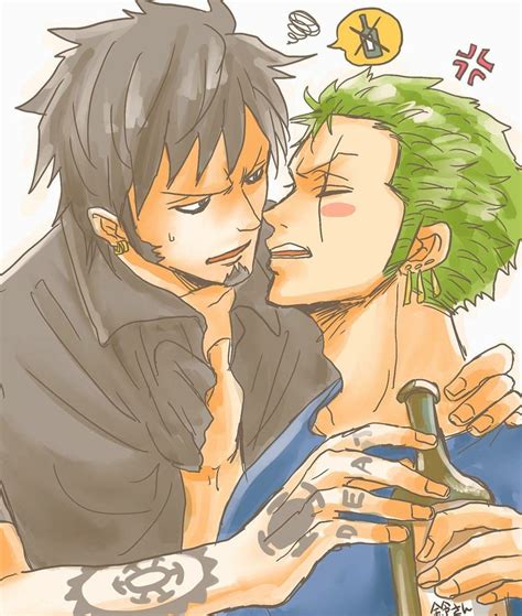 Zoro X Law One Piece Fanart Roronoa Zoro One Piece Ship Images And