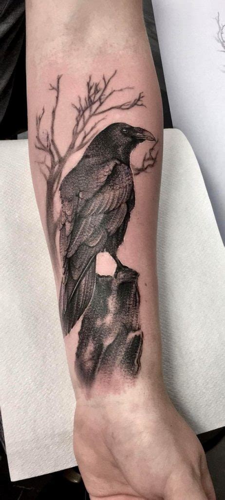 Raven Tattoo 30 Images That Will Prove This Bird Is Way