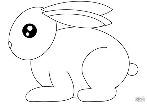 Rabbit Coloring Pages For Preschool Coloringbay