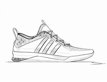 Shoe Shoes Drawing Sketch Running Adidas Sneaker
