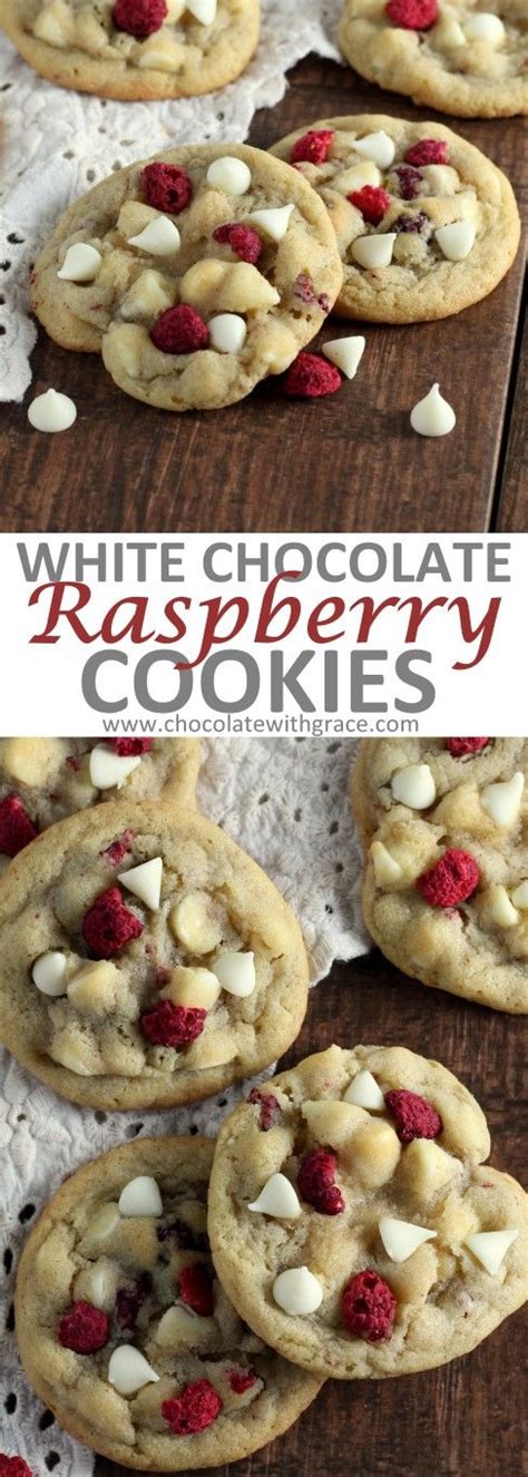 If you are searching for cookie recipes that taste amazing, check out our collection and get inspired! White Chocolate Raspberry Cookies - Chocolate With Grace | Recipe | Raspberry cookies, White ...