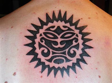 Maori Tattoo Sun Tattoo Tribal Sun Tattoo
