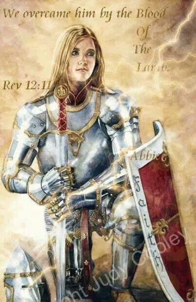 Woman Warrior With Sword And Shield Prophetic Art Christian Warrior