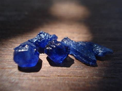 Blue Sapphires Rough Raw Blue Sapphires 5 Pieces 65 Ct