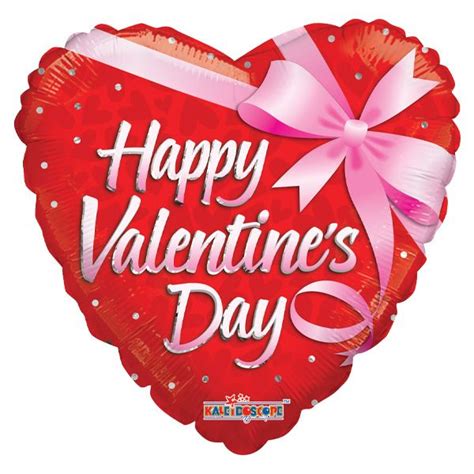 Wholesale Happy Valentines Day Bow Jumbo Heart Foil Balloon Kellis