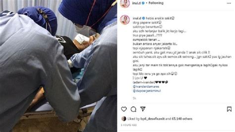 Tubuh Adam Suseno Terbaring Lemah Di Rumah Sakit Inul Daratista Gak Mau Jadi Janda