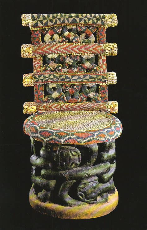 Cameroon Stool And Beaded Thrones From Cameroon Rand African Art