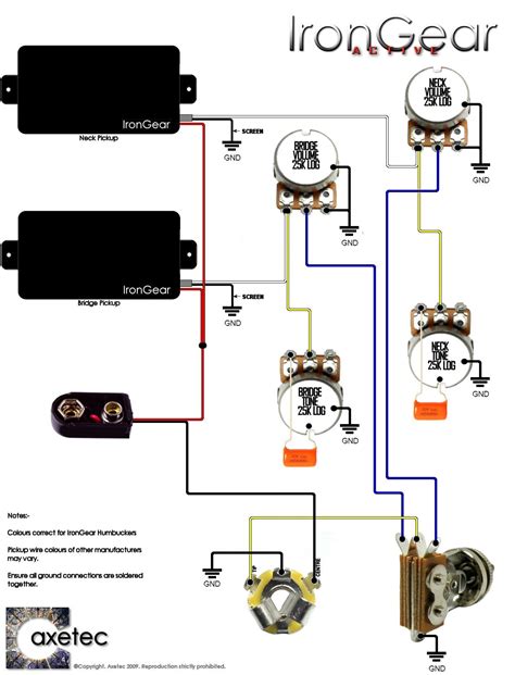 Beautiful, easy to follow guitar and bass wiring diagrams. 2 Humbucker 1 Volume 2 Tone Standard 5 Way Switch Wiring Diagram Seymour Duncan