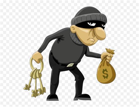 Thief Robber Png Download Png Image With Transparent Robbery Cartoon