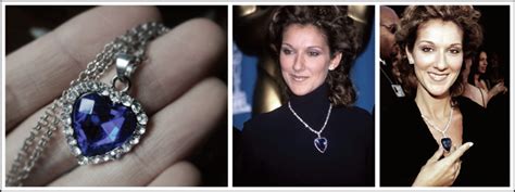 The heart of the ocean necklace was a fictional priceless jewel that was created exclusively for james cameron's 1997 movie, titanic. Celine Dion wore a replica of the diamond at the 1998 ...