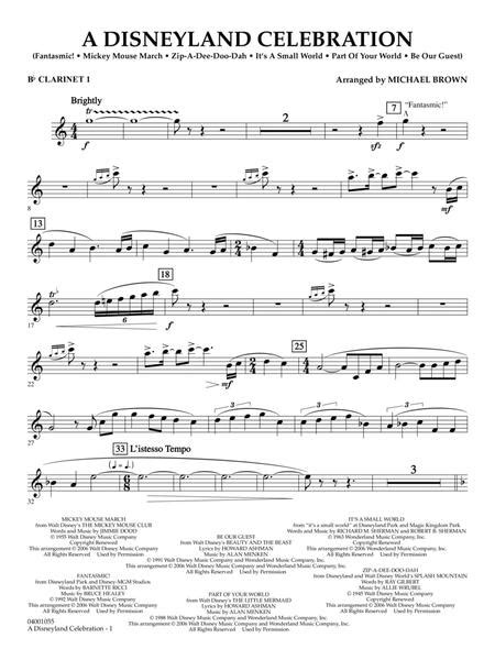 A Disneyland Celebration Bb Clarinet 1 By Digital Sheet Music For