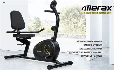 That following winter i set it up in front of a small tv/vcr combo unit and rewatched cowboy bebop while i cycled (for some exercise). Merax Magnetic Recumbent Exercise Bike - 8-Level Resistance