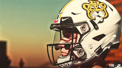 Look Mizzou Football Unveils Sailor Tiger Helmet For Liberty Bowl Rock M Nation