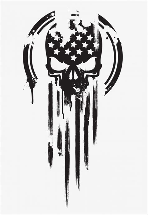 Punisher Skull Logo Vector At Collection Of Punisher