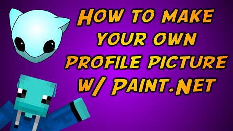 How To Make Your Own Profile Picture W Paintnet Easy
