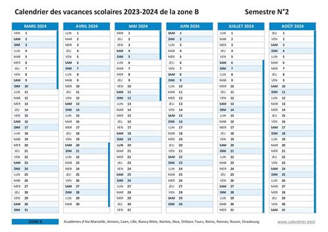 Calendrier Scolaire 2023 Zone B Outlook Get Calendrier 2023 Update