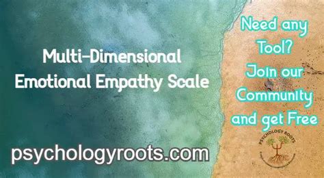 Multidimensional Emotional Empathy Scale Psychology Roots