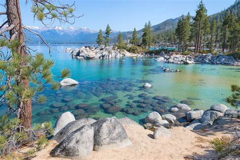 Beach Weather In Sand Harbor Lake Tahoe United States In