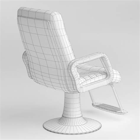 Barber Chair 3d Model 39 Max Fbx Obj Free3d