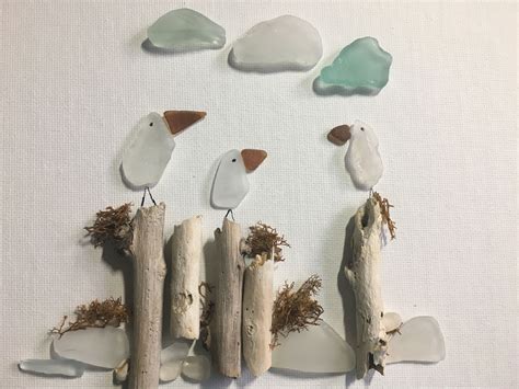 Meeting At The Pier Sea Glass And Driftwood Sea Crafts Sea Glass Crafts Sea Glass Art Sea