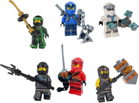 Lego Ninjago Legacy Combo Pack Set Of 6 Ninja Minifigures Lloyd Cole Jay Nya Zane And