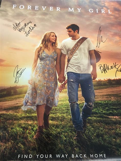 Win An Autographed ‘forever My Girl Movie Poster And