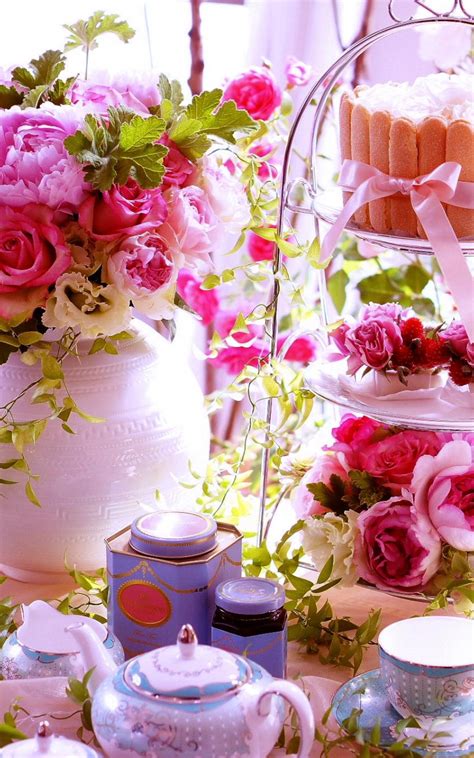 Free Download Flowers At Pink Tea Party Wallpaper 2048x1363 For Your