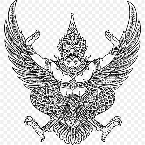 Emblem Of Thailand Garuda National Emblem Coat Of Arms Png