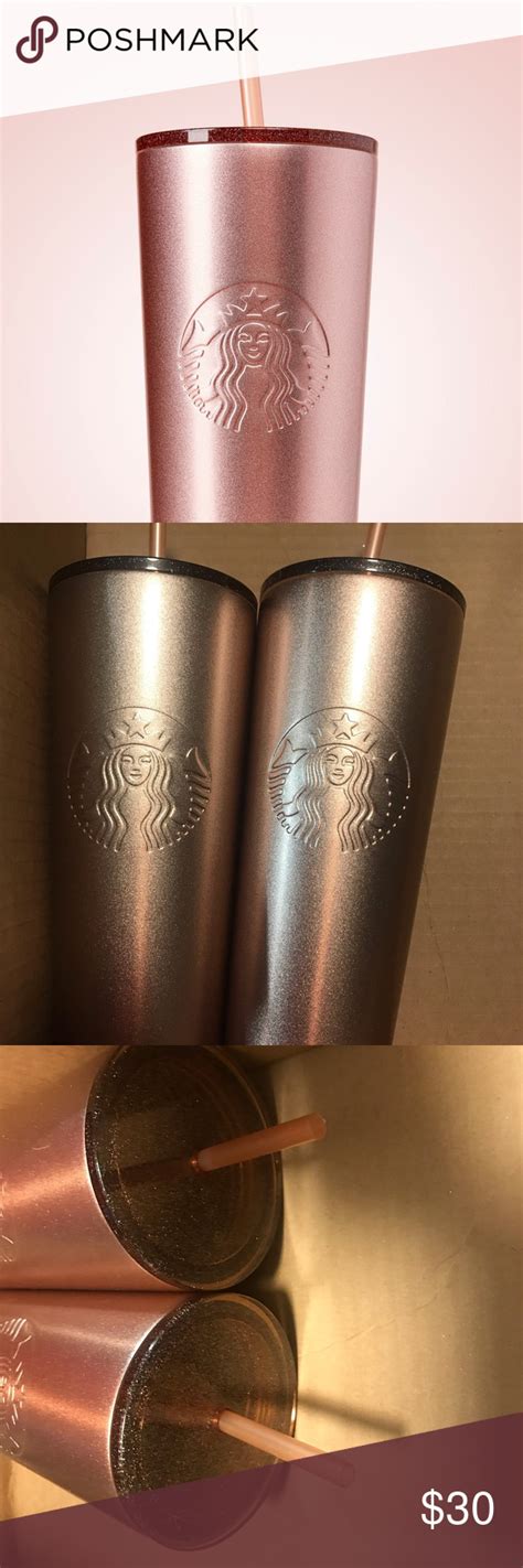 Starbucks Rose Gold Cold Cup 24 Oz Nwt Starbucks Gold Rose Gold