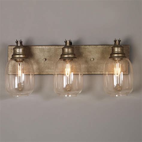 Check out these gorgeous affordable fans that depending on your overall feeling will depend on the type of blade and light kit. BATHROOM - comes in 2 lights -- Industrial Steel Bath ...