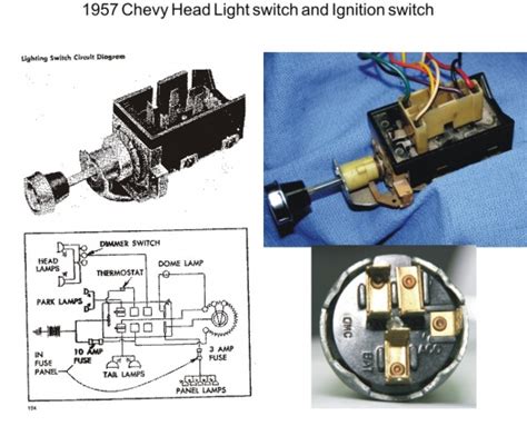 1957 Chevrolet Headlight Switch Diagram Wiring Diagram