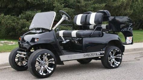 In Pictures Tricked Out Souped Up Golf Carts Golf Carts Golf Cart
