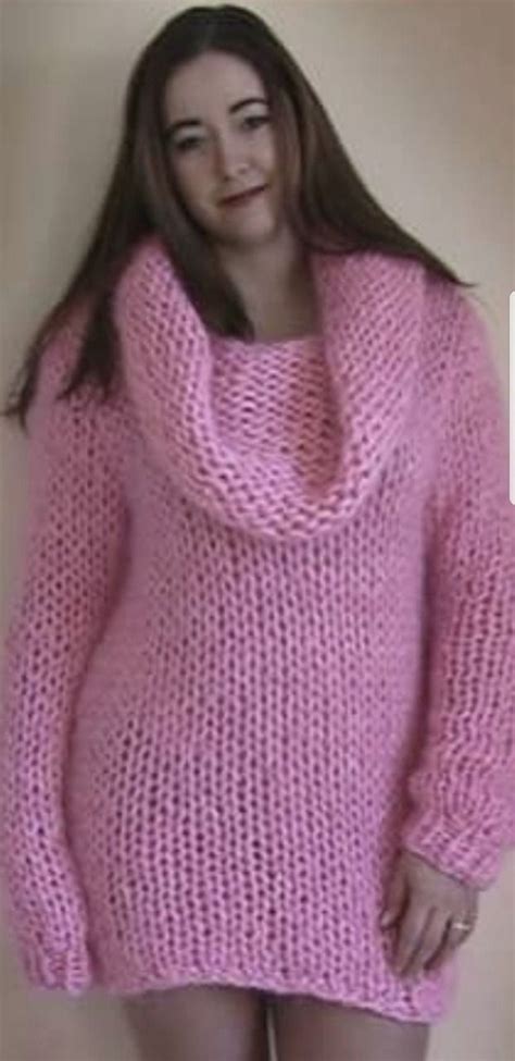 Fluffy And Bulky Mohair Lover Sexy Sweater Dress Sweater Fashion