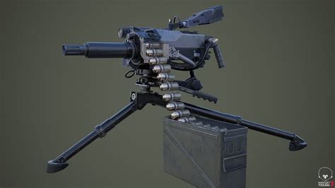 Weapons 3d Mk47 Grenade Launcher Cgtrader