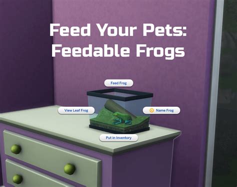 The Sims 4 Feedable Frogs Cc The Sims