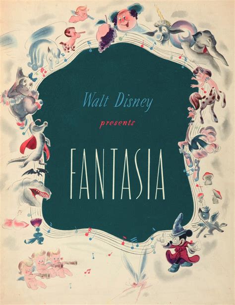 Disney Fantasia 1940 Poster Vintage Disney Posters Disney Movie