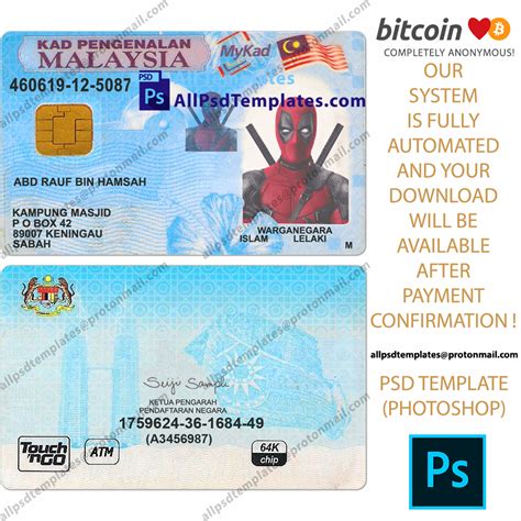How to renew driving licence online? Malaysia ID Card - ALL PSD TEMPLATES