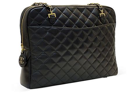 My Laptop Wants To Live In This Vintage Quilted Computer Bag By Chanel