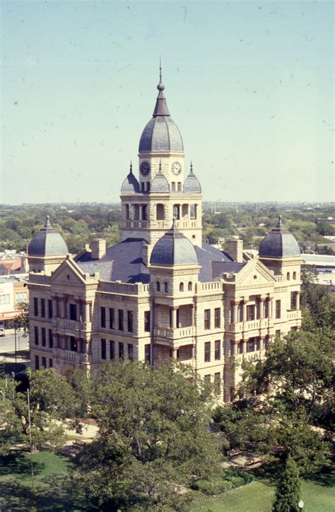 Courthouse Downtown Denton Square Emily Fowler Central Library