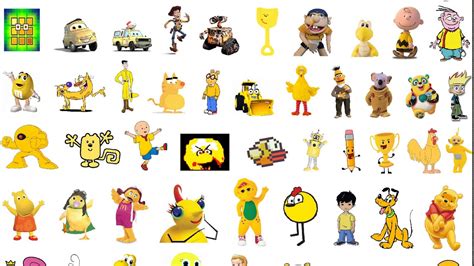 Желтые персонажи фото — Картинки и Рисунки