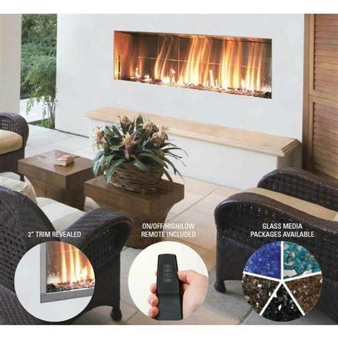 Firegear Kalea Bay Linear Outdoor Fireplace 72 Inch