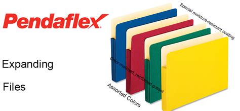 Pendaflex Colored Expanding File Pocket Legal Size 25pack