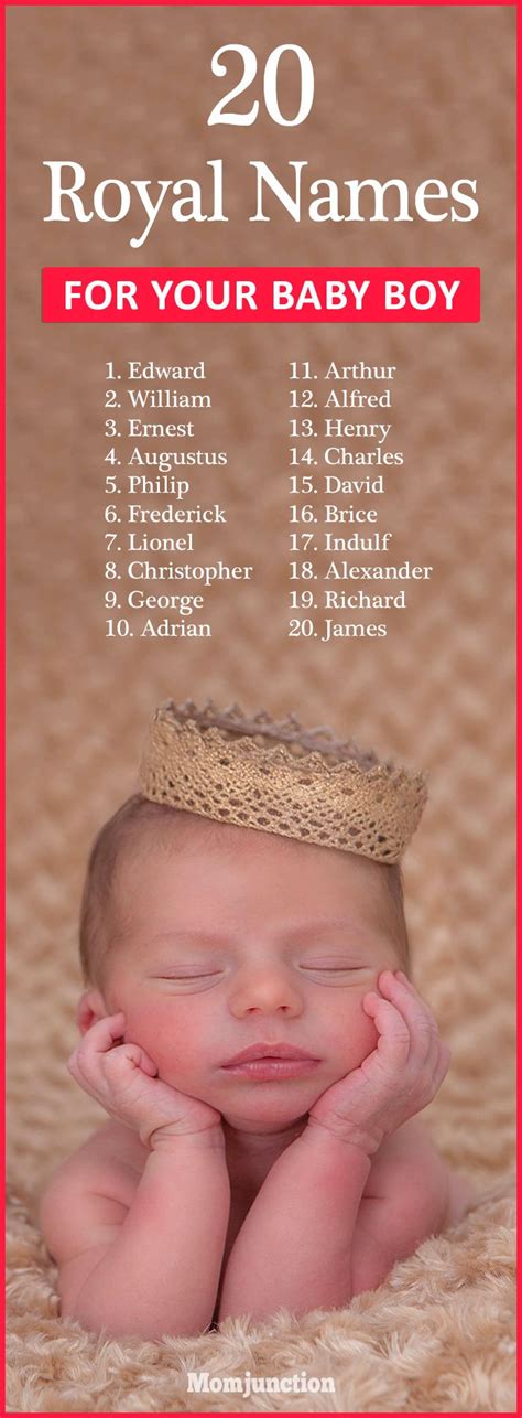 20 Royal Names For Your Baby Boy Classic Baby Boy Names Royal Names
