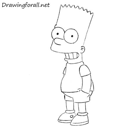 Bartholomew jojo simpson is a fictional character in the american animated television series the simpsons and part of the simpson family. How to Draw Bart Simpson | DrawingForAll.net