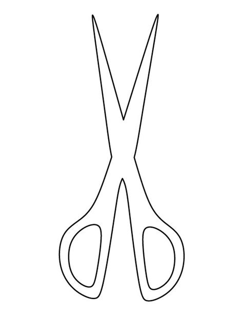 Pdf, 6 pages, 2.18 mb (mobile devices friendly). Scissors pattern. Use the printable outline for crafts ...