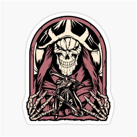 Overlord Sticker For Sale By Dandeelion Redbubble