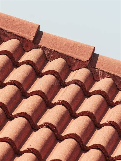 Red Tiles Roof Texture Architecture Background Stock Photo Image Of
